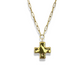 GOLD CROSS chain necklace