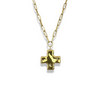 GOLD CROSS chain necklace