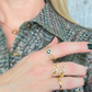 EVIL EYE cuff ring