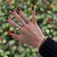 HARLEY stacked silver ring